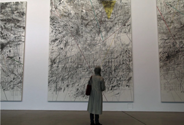 Fine art stored in Vidro Art Storage climate-controlled unit, Los Angeles